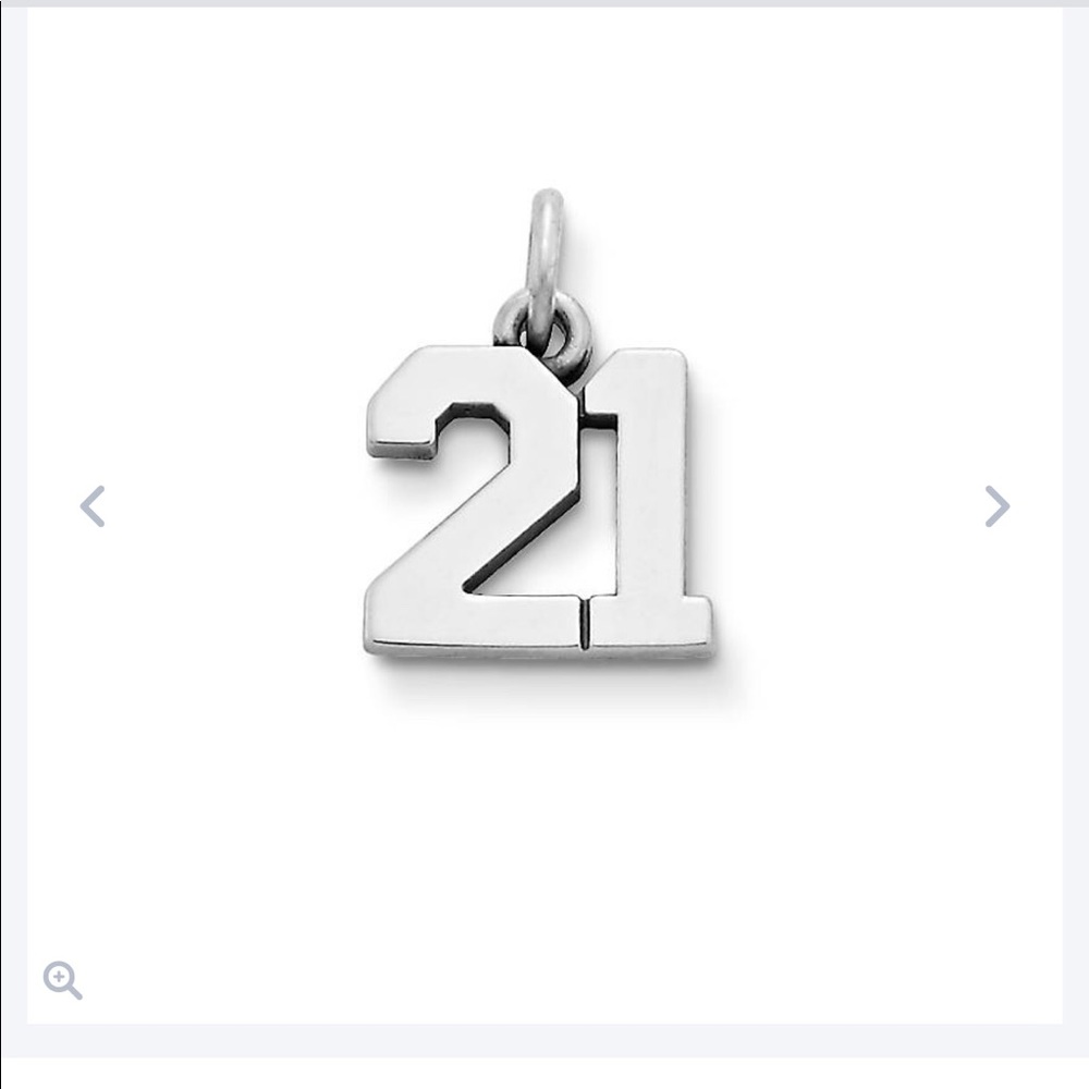 James Avery 21 Charm